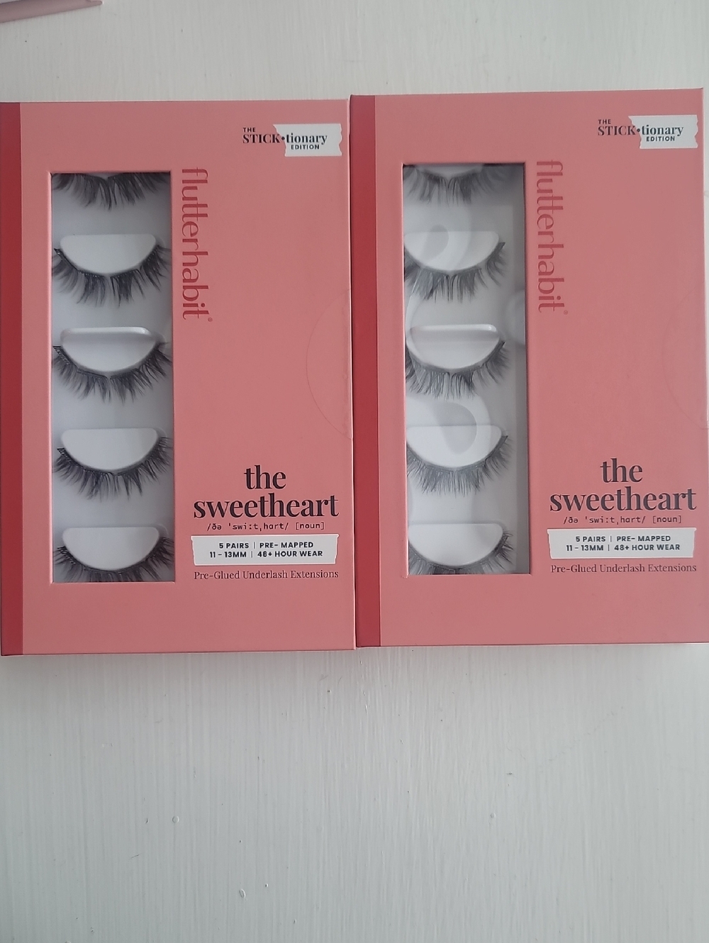 Flutterhabit The Sweetheart Pre-Glued Underlash Extensions